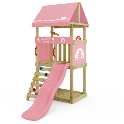 Wickey - Klettergerüst Spielturm DinkyHouse für Kleinkinder mit Rutsche und Kletterleiter – Image