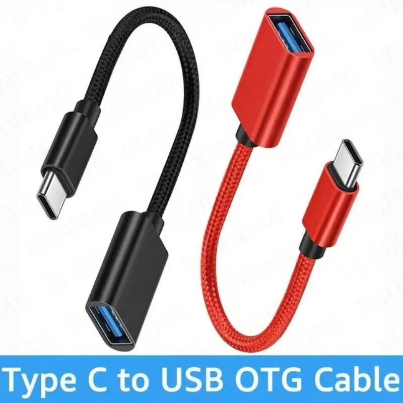 USB-C zu USB OTG Adapter Kabel USB Typ C Stecker auf USB Buchse Kabel Adapter OTG Kabel Konverter für Xiaomi Samsung MacBook Pro Image