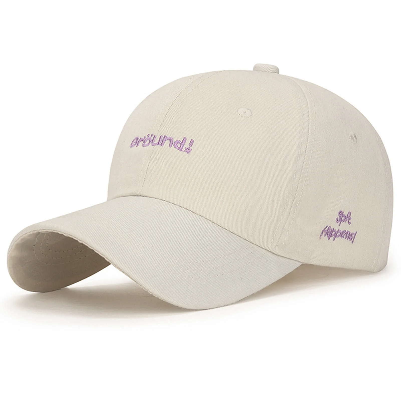 Soft-Top-Baseballmütze mit Buchstaben-Stickerei, Unisex, bonbonfarben, verstellbar, Sport-Sonnenhut, weiblich, männlich, lässig, Hip-Hop-Papa-Hut