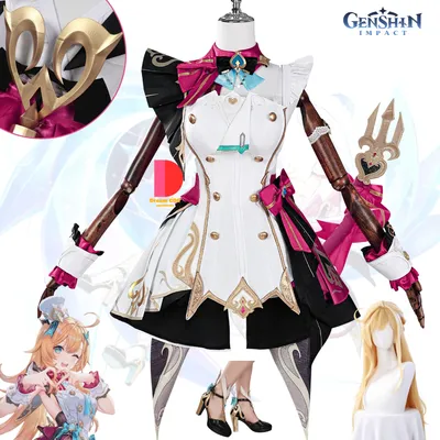 Spiel Genshin Impact Escoffier Cosplay Neues Anime-Kostüm Rollenspiele Hochwertiges süßes Kleid Image