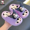 Kawaii Sanrio Hausschuhe Hello Kitty Cinnamoroll Sommerschuhe Strandsandalen Kuromi Flip Flops