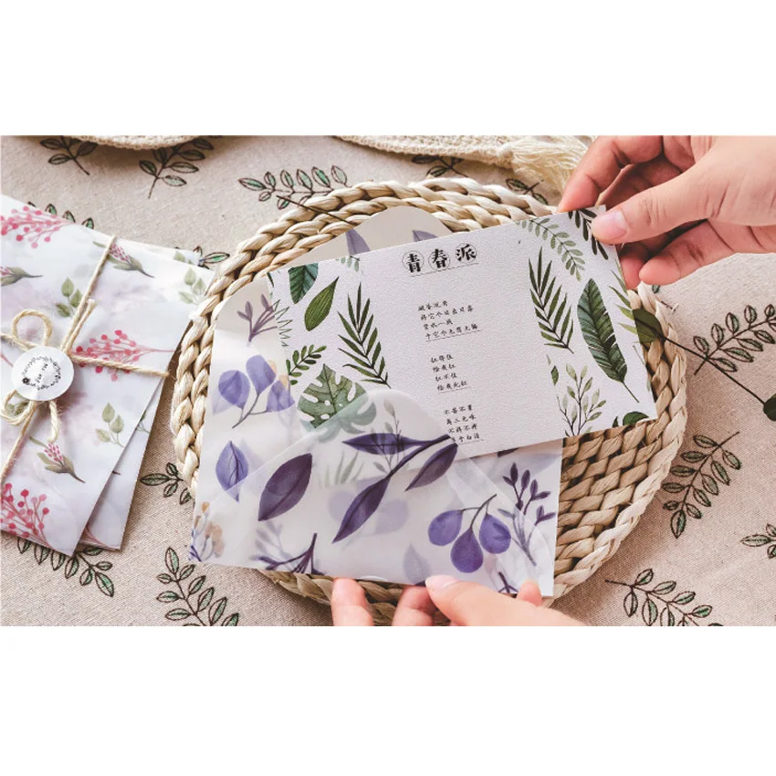 10 teile/los Umschlag für Hochzeit Schwefelsäure Papier Umschlag Schule Schreibwaren Nette Vier Jahreszeiten in Traum Geschenk Brief Einladung Image