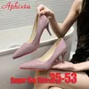 Aphixta 2,76 Zoll Taro Hohe Stiletto Heels Pumps Frauen Klassische Solide Patent Leder Spitz Party Schuhe Große Größe 52 53