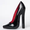 Jialuowei New Style Bold 6 Zoll High Heel Fetisch Pump Drag Queen Unsiex Schuhe Größe 5 bis 15