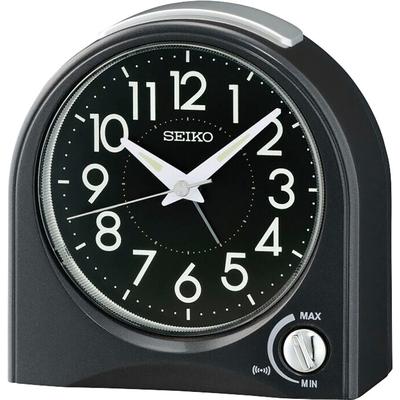 Quarzwecker SEIKO, schwarz, Wecker, Wecker, Reisewecker, Piepalarm, Schlafzimmer, Geschenkidee