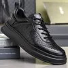 Trendy Echtes Leder Schuhe Männer Luxus Original Koreanische Sportlich Wandern Elegante Turnschuhe