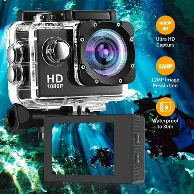 Full HD 1080p wasserdichte Kamera 2,0 Zoll Camcorder Sport DV Go Car Cam Pro Mini Sport DV Camcorder mit Cam Zubehör