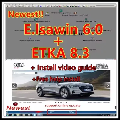 2024 hot sell ELSAWIN 6.0 with ET KA 8.3 Newest for A-udi for V-W Auto Repair Software Group