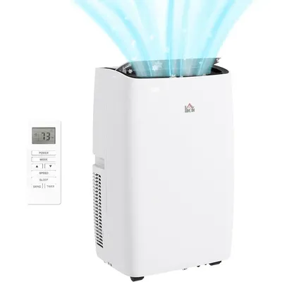 12000 BTU Portable Air Conditioner 549 Sq Ft with Dehumidifier Fan Remote Control Programmable Timer