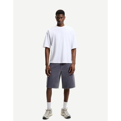 Bershka Skater Bermuda Shorts Men 30 Blue