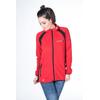 Fleecejacke DEPROC ACTIVE "ENDERBY II WMN", Damen, Gr. 40 (M), rot, 100% Polyester, casual, Langarm mit Gummizug, Jacken, auch in Großen Größen erhältlich