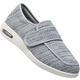 POFH Diabetic Shoes for Women Width X-Wide Shoe for Elderly Women Wide Shoes for Women Walking Shoes Adjustable Closure Breathable Lightweight Non Slip for Swollen Feet Edema(LightGrey,6.5 UK)