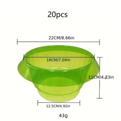 TEMU 20pcs Snail And Bug Repellent Plant Covers - Round Plastic Garden Protectors For Pest Control, Lawn Care, And Garden Maintenance, Pest Control Accessories | Snail& | Durable Plastic Image