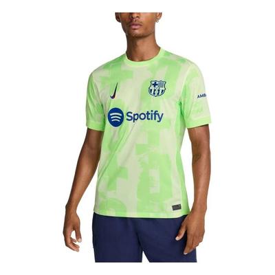 Dri-Fit Fc Barcelona 2024/25 Stadium Third Football Jersey 'Barely Volt' - Green - Nike T-Shirts