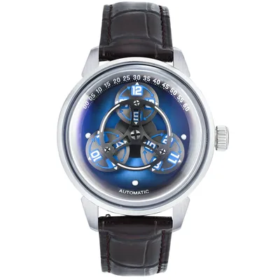 ENITON Automatic Watch Men 316L Steel Japanese 8215 Leather Band Fashion Watch Waterproof 5ATM Mechanical Watch New Arrival