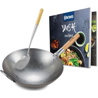 Wok Set aus Karbonstahl rund Image