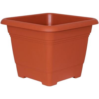 Pflanzkübel nora Terracotta 48 cm quadratisch - Kunststoff - Geli Image