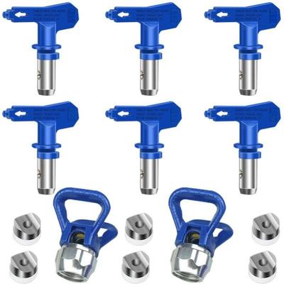 Cyslmuk - 6er-Pack umkehrbare Airless-Spritzdüsen, Airless-Farbspritzpistolen, Spritzteile für Image