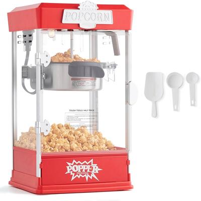 Popcornmaschine, 480 w, 113 g Kessel, 6,3 Liter pro Ladung, Tisch-Popcornmaschine mit 3 Schaufeln,