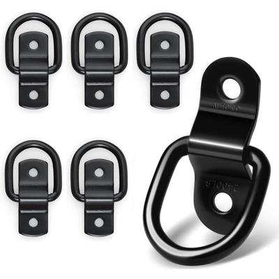 Ccykxa - 6er-Pack Anhänger-Spannösen, D-Ring-Anhängerzubehör, maximale Belastung 400 kg, Spannösen Image