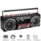 Lettore di registratori a cassette retrò da tavolo con Am Fm Sw Radio portatile Lettore di nastri