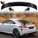 Ali spoiler per bagagliaio posteriore per auto in fibra di carbonio per Audi TT MK3 8S TTS TTRS Sline Coupe 2015-2024 Spoiler posteriore Coperchio del bagagliaio Ala labbro