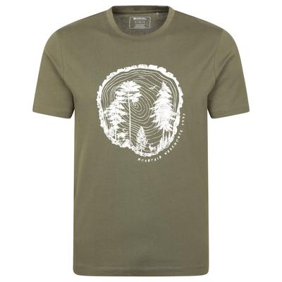 Mountain Warehouse - "Off The Beaten Track" T-Shirt für Herren (Khakigrün) Image
