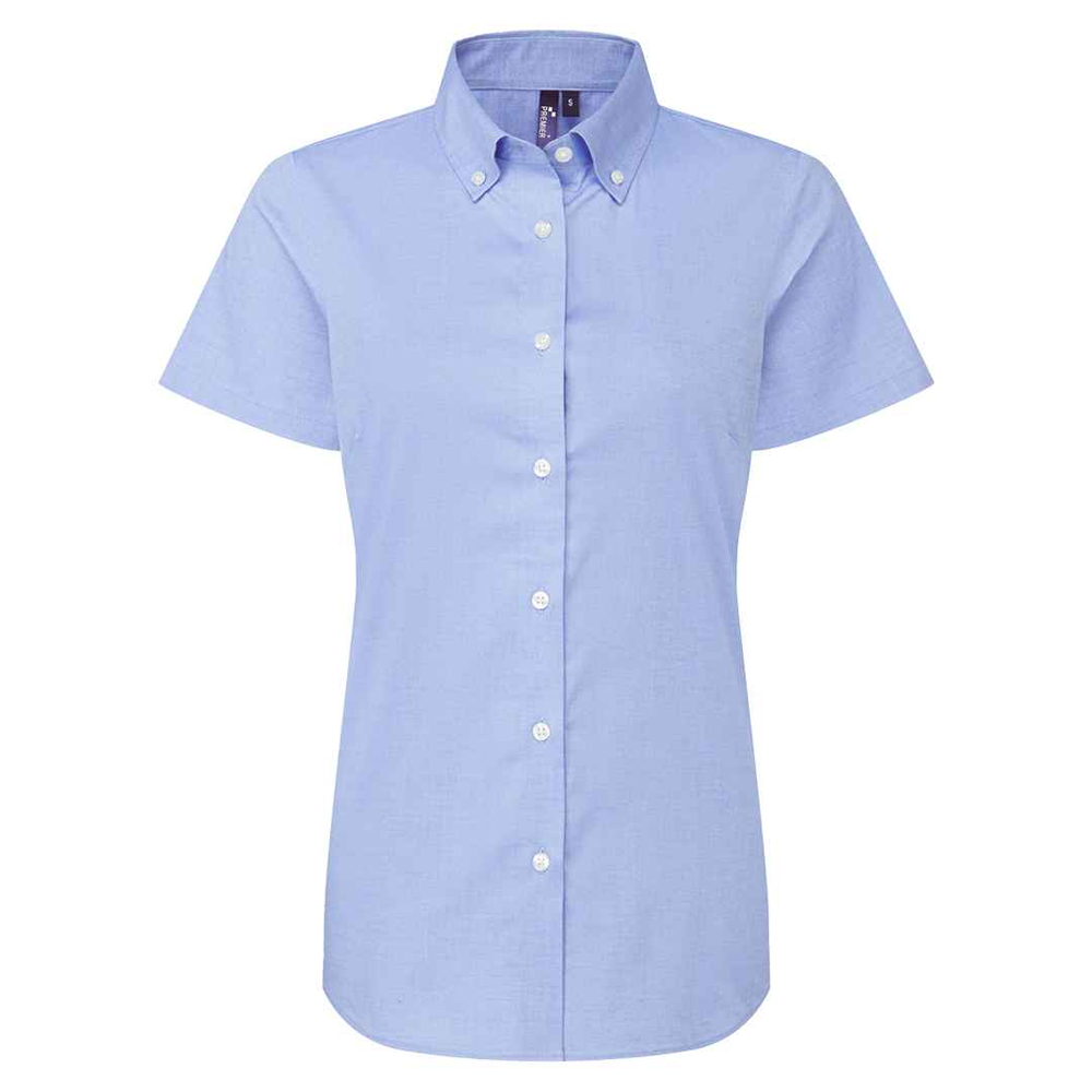 Premier - "Supreme" Formelles Hemd für Damen kurzärmlig (Dunkelblau) Image