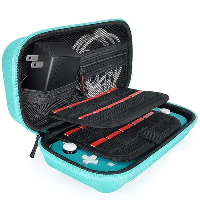 Trage tasche kompatibel mit Nintendo Switch Lite, für Konsole & Zubehör tragbare Shell-Tasche mit Image
