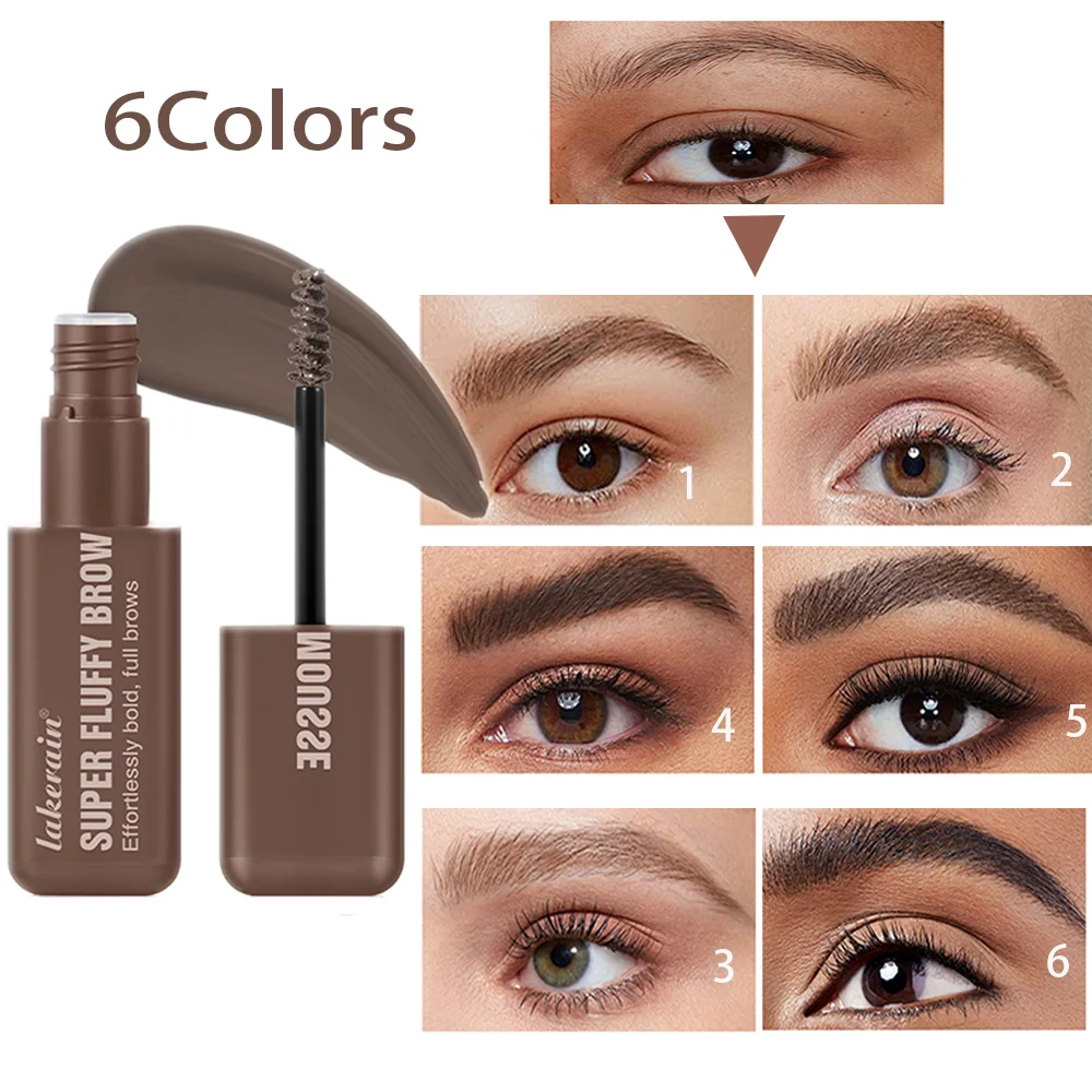 Superfluff Volumizing Brow Mousse Tint für Augenbrauen, getöntes Augenbrauengel, braun, langlebig, wasserfest, Augenbrauen-Tattoo-Farbstoff, Kosmetik Maybellinemakeup Image