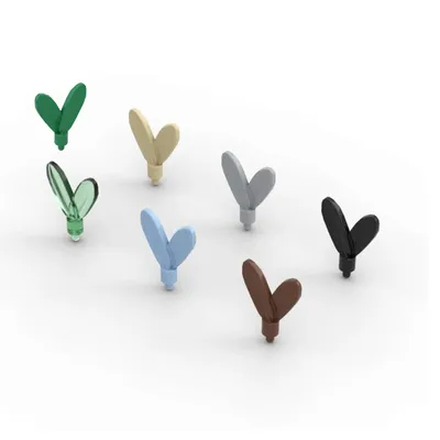 10 Stück 30126 Teile Kopfbedeckung Zubehör Plume/Federn mit Pin Bausteine Set 100 % kompatibel DIY Image