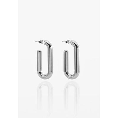Plus Size Women's Kylie Silver Earrings by RAD + RAE in Silver (Size OS)