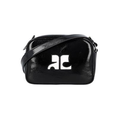 Reedition Naplack Camera Bag - Black - Courreges Shoulder Bags