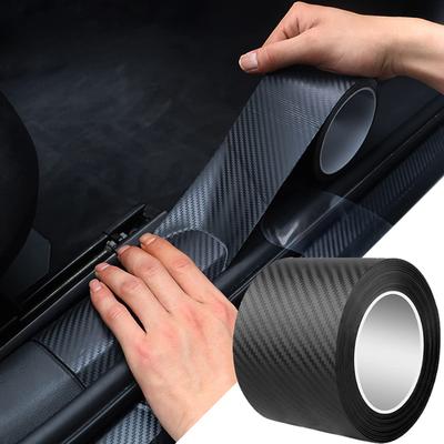 TEMU 5d Carbon Fiber Vinyl Wrap - High-gloss, Anti-slip Adhesive Film For Cars, Motorcycles & More - Durable, Flexible Sticker & Decal Sheet For Stylish Auto Customization, Motorcycle Decals Image
