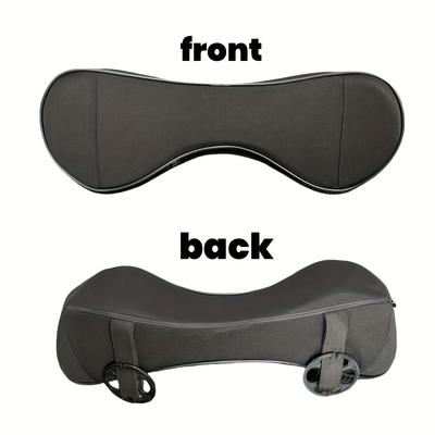 TEMU [memory Foam Car Cushion]comfortable Ergonomic Memory Foam Car Seat Cushion - Suitable For Most Vehicles, Office Chairs, Recliners Image