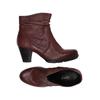 Jana Damen Stiefelette, Gr. 4.5, bordeaux, Leder