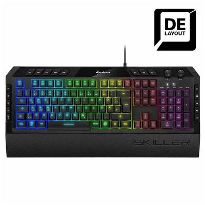 Sharkoon Gaming-Tastatur »Skiller SGK5 Rubber-Dome« schwarz, 48.2x4x18.5 cm Image
