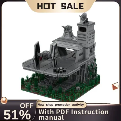 Neue 6388Pcs Berühmte Star Schlacht Film Moc Landung Plattform Basis Modell Bausteine Diy Kreative Image
