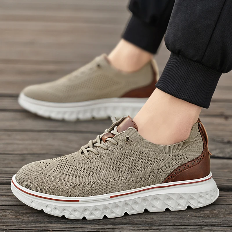 Sommer Nicht-Leder Casual Schuhe Männer Mesh Schuhe Plus Große Größe 46 47 48, Atmungsaktive Schuhe Dropshipping
