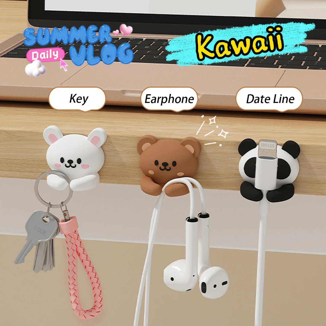 Selbstklebende Kabelklemmen, verstellbarer Kabel-Organizer für den Schreibtisch, klebriger Drahthalter, Zubehör für Heimbüro und Computer, Schreibtisch-Management-Zubehör