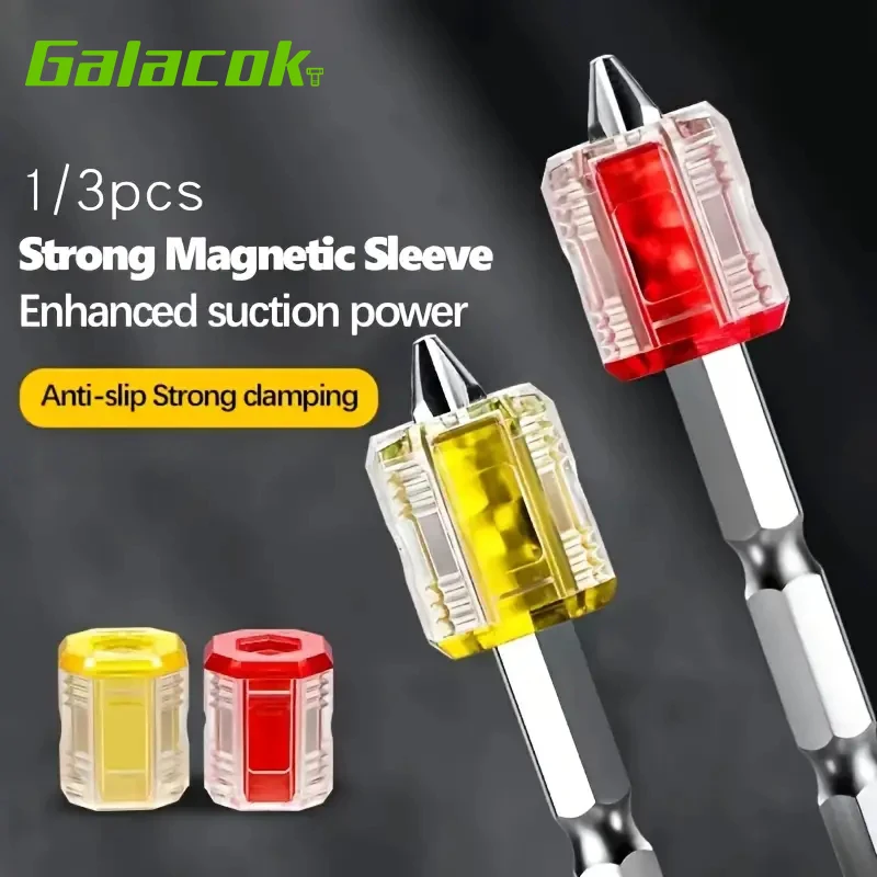 Leistungsstarker Magnetisierer/Magnetspule, Elektroschrauber, Bohrer, Entmagnetisierungswerkzeug für 6,35 mm (1/4 Zoll), starkes magnetisches Design Image