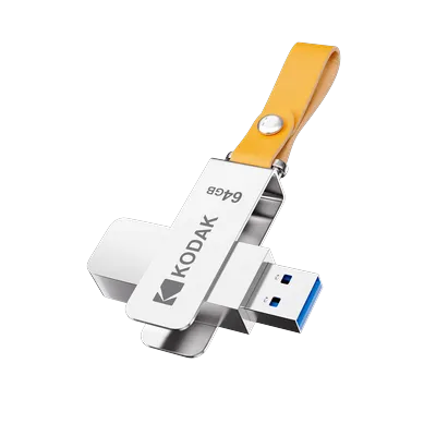 KODAK USB 3.1 Metall USB-Stick 64 GB 128 GB 256 GB Pen Drive Kreative Persönlichkeit Auto Musik Geschenk High Speed USB PenDrive Image