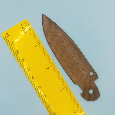 1PC. 1:1 Carbon Fibre Clip Point Blade for Benchmade 535 Replace Component
