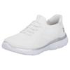 Slip-On Sneaker RIEKER SPORT "Ready2GO", Damen, Gr. 42, weiß, Textil, Lederimitat, sportlich, Schuhe, Halbschuh, Freizeitschuh, Slipper mit MemoSoft-Innensohle, Topseller