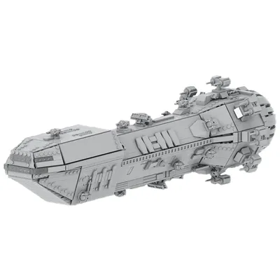 3364PCS Berühmte stern schlacht Film MOC impering flotte Lancer Klasse Fregatte modell DIY kreative Image