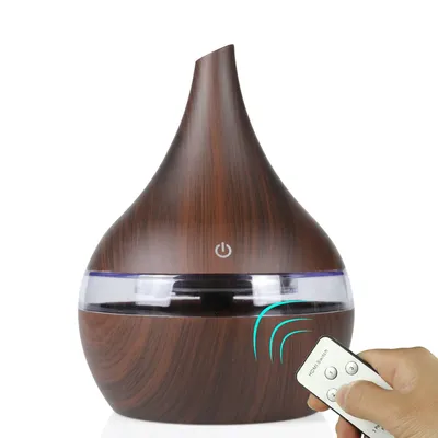 300MLUSB Ultrasonic Air Humidifier LED Aroma Essential Oil Diffuser Mist Air Purifier
