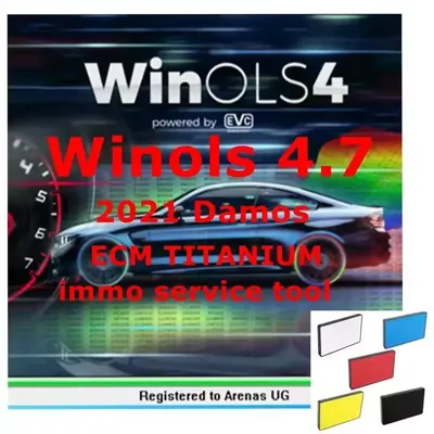 2022 HOT Selling WinOLS 4.7 With Plugins + 2021 Damos + ECM TITANIUM + Immo service tool v1.2 All