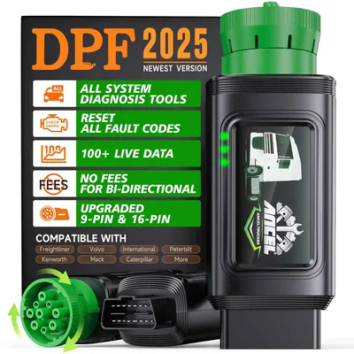 ANCEL HD100 Heavy Duty Truck Scanner DPF Reset & Forced Regen All System HDOBD Diesel Scanner