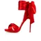 Summer new satin bow cross-band sexy open-toe sandals thin high-heeled banquet dress customized