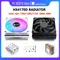 Jonsbo HX4170D Black White radiator 4 Heat Pipe CPU Cooler Quiet High Wind Pressure 90mm Fan Intel